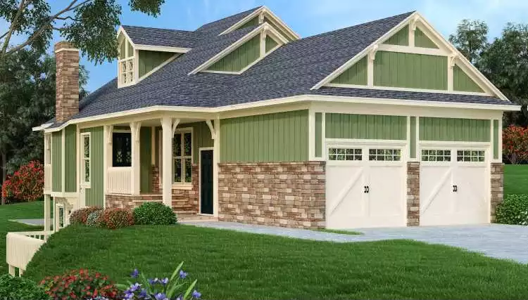 image of affordable cottage house plan 1162